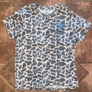Boys Burlebo Camo Fish T-Shirt